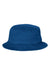 Sportsman Hats 2050 Mens Bucket Hat Royal Blue Flat Back