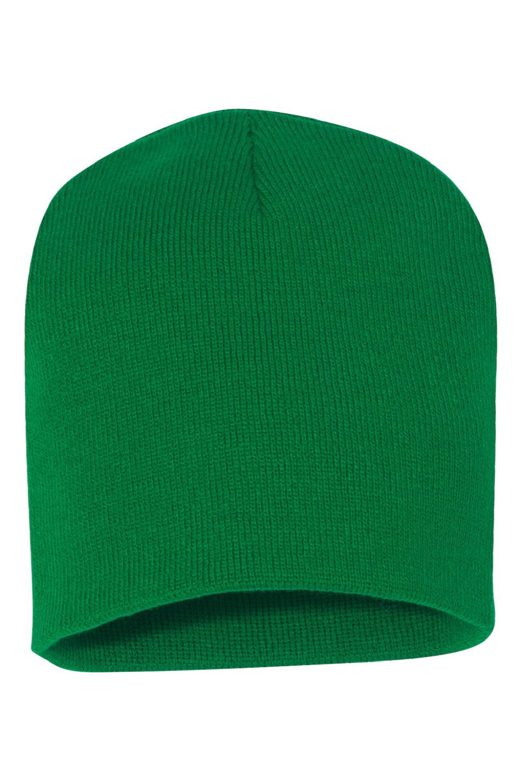 Sportsman Hats SP08 Unisex Beanie Kelly Green Flat Front