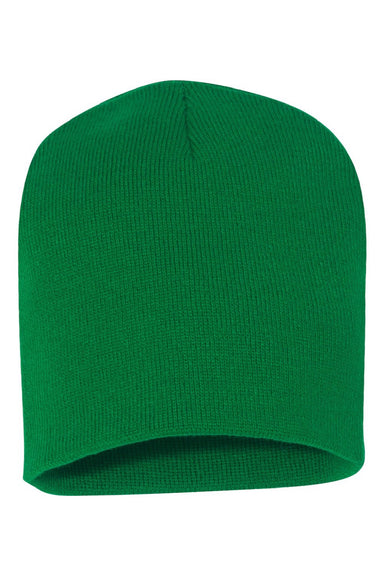 Sportsman Hats SP08 Unisex Beanie Kelly Green Flat Front