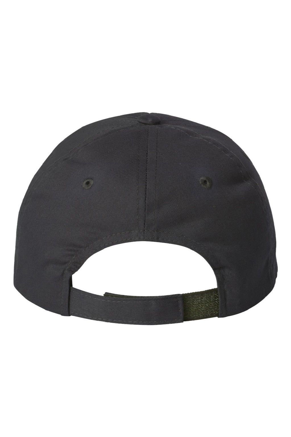 Sportsman Hats 2260 Mens Twill Adjustable Hat Dark Grey Flat Back
