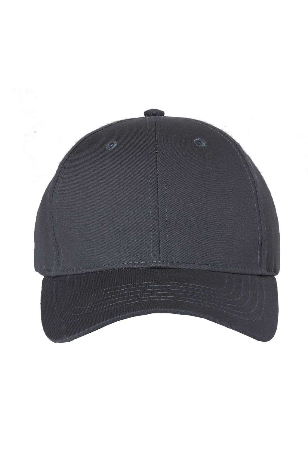 Sportsman Hats 2260 Mens Twill Adjustable Hat Dark Grey Flat Front