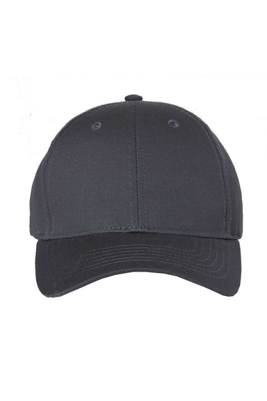 Sportsman 2260 Mens Adult Twill Hat Dark Grey Flat Front
