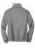 Jerzees 4528M/4528MR Mens Super Sweats NuBlend Pill Resistant Fleece 1/4 Zip Sweatshirt Oxford Grey Flat Back