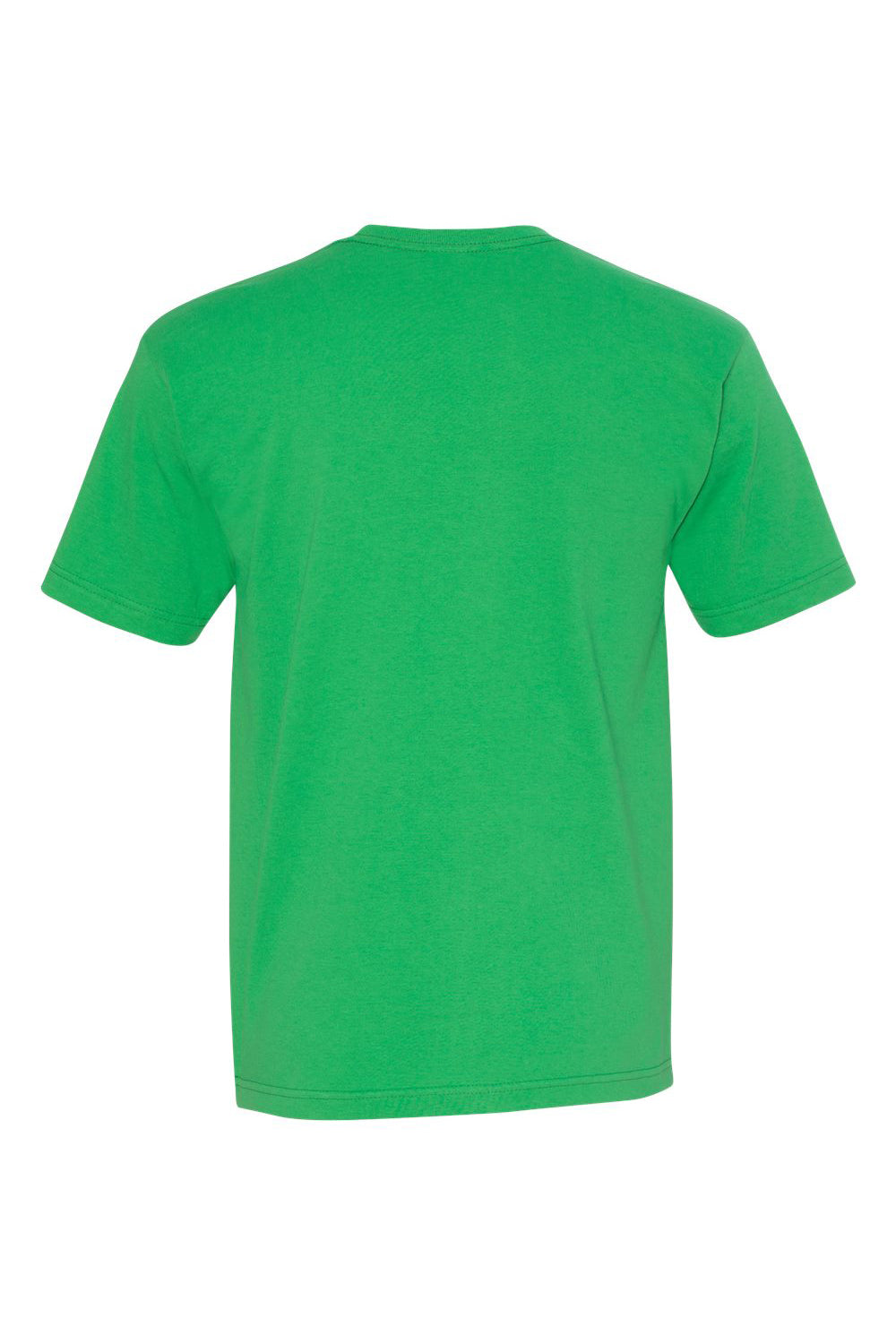 Bayside BA5040 Mens USA Made Short Sleeve Crewneck T-Shirt Irish Kelly Green Flat Back
