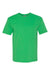 Bayside BA5040 Mens USA Made Short Sleeve Crewneck T-Shirt Irish Kelly Green Flat Front