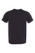 Bayside 5000 Mens USA Made Short Sleeve Crewneck T-Shirt Black Flat Back