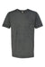Bella + Canvas BC3650/3650 Mens Short Sleeve Crewneck T-Shirt Black Acid Washed Flat Front