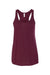 Bella + Canvas BC8800/8800 Womens Flowy Tank Top Maroon Flat Front