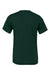 Bella + Canvas BC3001/3001C Mens Jersey Short Sleeve Crewneck T-Shirt Forest Green Flat Back