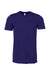 Bella + Canvas BC3001/3001C Mens Jersey Short Sleeve Crewneck T-Shirt Team Navy Blue Flat Front