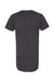 Bella + Canvas 3006 Mens Long Body Urban Short Sleeve Crewneck T-Shirt Heather Dark Grey Flat Back