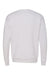 Bella + Canvas BC3945/3945 Mens Fleece Crewneck Sweatshirt White Flat Back