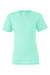 Bella + Canvas BC3413/3413C/3413 Mens Short Sleeve Crewneck T-Shirt Mint Green Flat Front