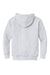 Gildan 18500B Youth Pill Resistant Hooded Sweatshirt Hoodie w/ Pouch Pocket Ash Grey Flat Back