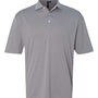 Sierra Pacific Mens Moisture Wish Mesh Short Sleeve Polo Shirt - Heather Steel Grey - NEW