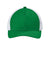 Sport-Tek Hats STC46 Mens Club Adjustable Trucker Hat True Kelly Green/White Flat Front