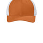 Sport-Tek Hats Mens Club Adjustable Trucker Hat - Texas Orange/White