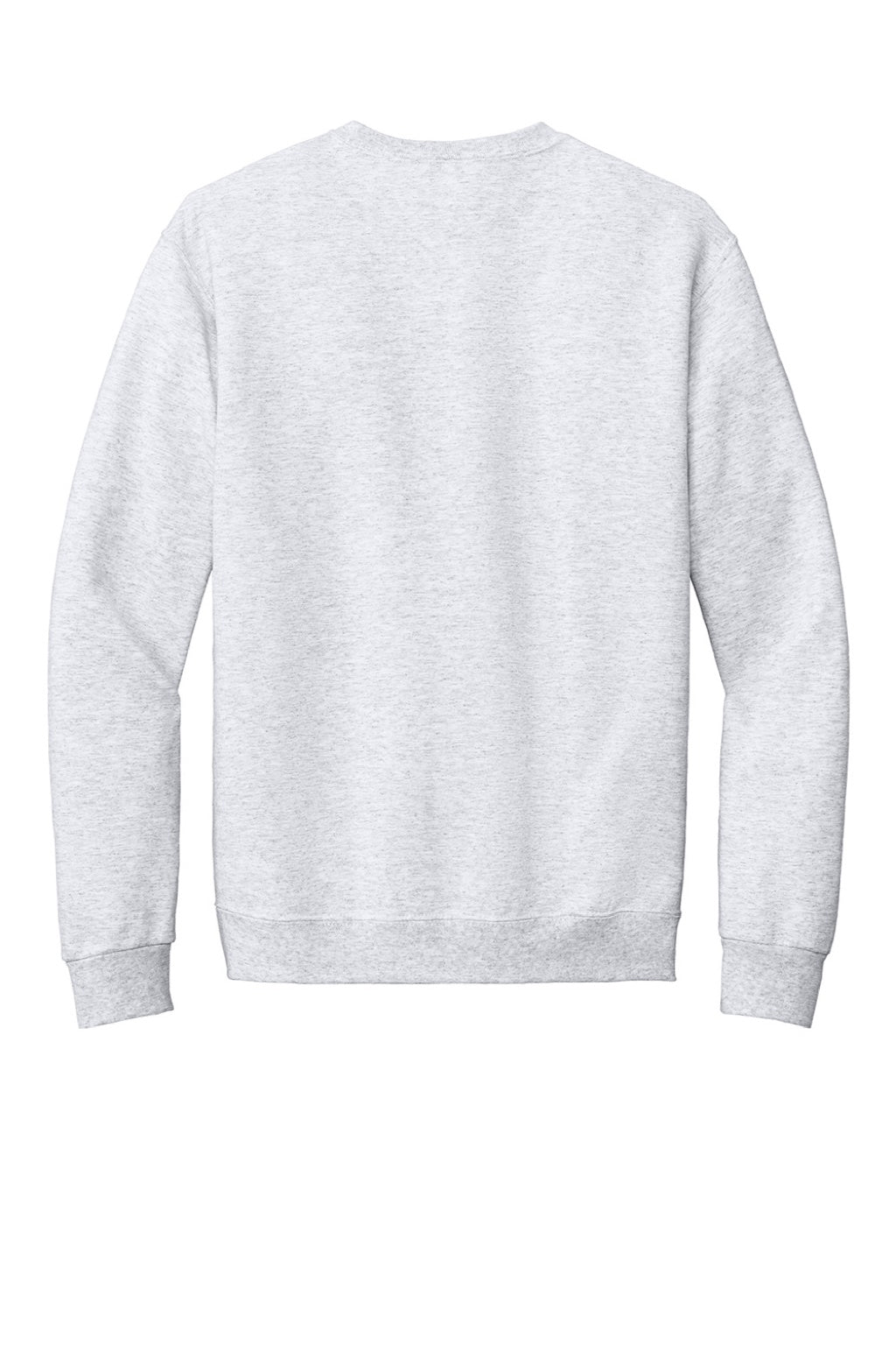 Jerzees 4662M/4662MR Mens Super Sweats NuBlend Pill Resistant Fleece Crewneck Sweatshirt Ash Grey Flat Back