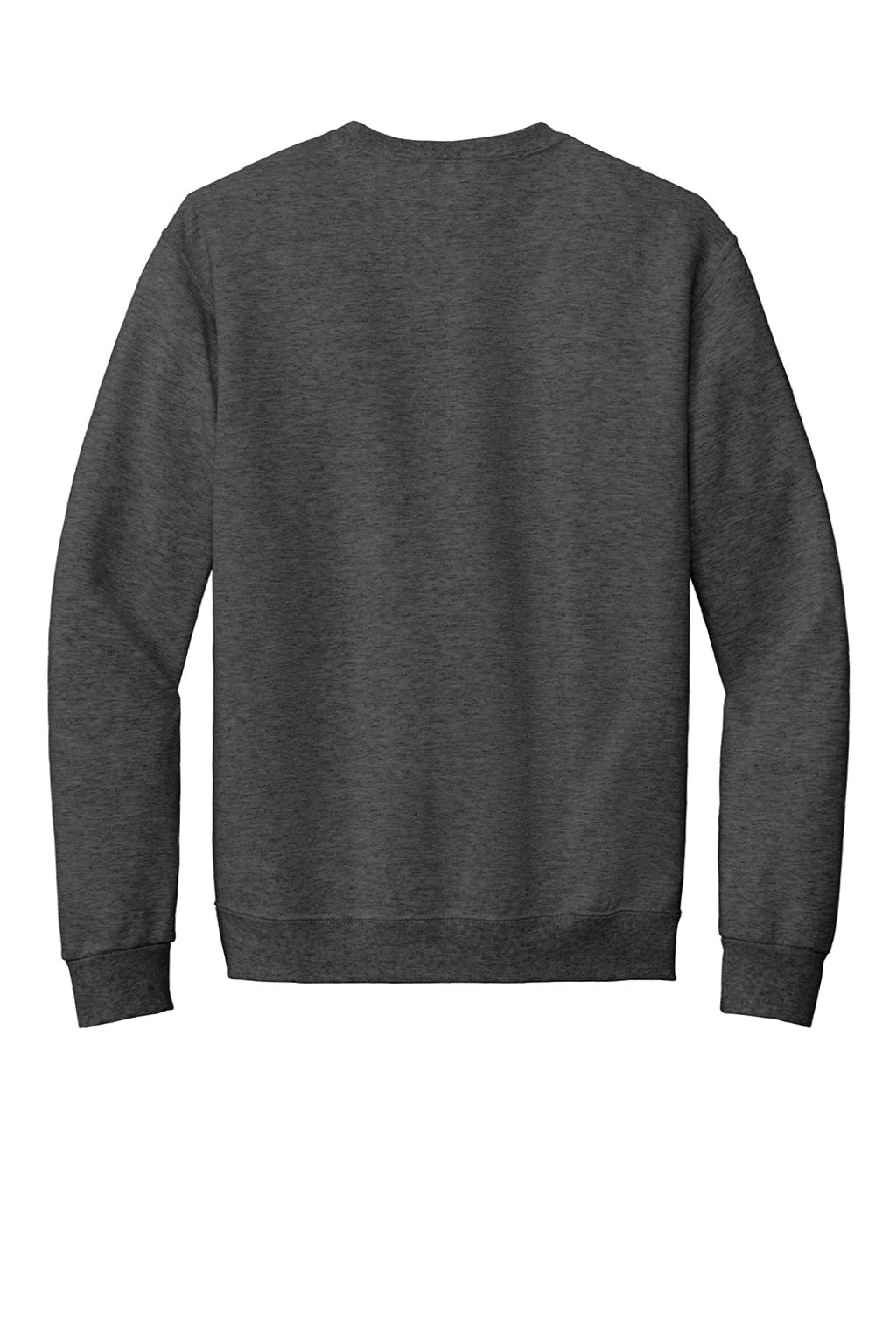 Jerzees 4662M/4662MR Mens Super Sweats NuBlend Pill Resistant Fleece Crewneck Sweatshirt Heather Black Flat Back