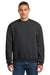 Jerzees 4662M/4662MR Mens Super Sweats NuBlend Pill Resistant Fleece Crewneck Sweatshirt Heather Black Model Front