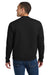 Jerzees 4662M/4662MR Mens Super Sweats NuBlend Pill Resistant Fleece Crewneck Sweatshirt Black Model Back