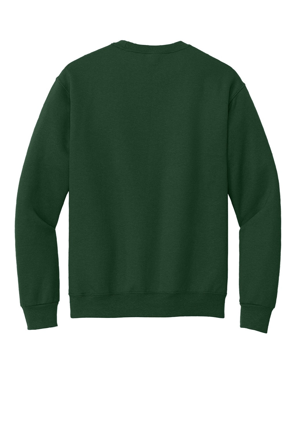Jerzees 4662M/4662MR Mens Super Sweats NuBlend Pill Resistant Fleece Crewneck Sweatshirt Forest Green Flat Back