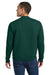 Jerzees 4662M/4662MR Mens Super Sweats NuBlend Pill Resistant Fleece Crewneck Sweatshirt Forest Green Model Back