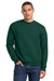 Jerzees 4662M/4662MR Mens Super Sweats NuBlend Pill Resistant Fleece Crewneck Sweatshirt Forest Green Model Front