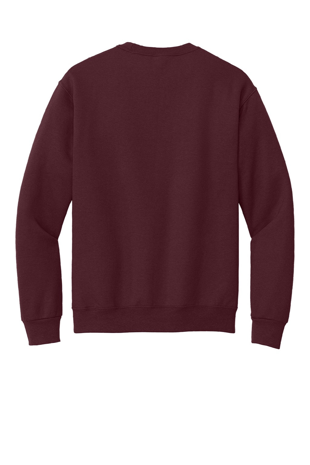 Jerzees 4662M/4662MR Mens Super Sweats NuBlend Pill Resistant Fleece Crewneck Sweatshirt Maroon Flat Back