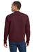 Jerzees 4662M/4662MR Mens Super Sweats NuBlend Pill Resistant Fleece Crewneck Sweatshirt Maroon Model Back