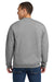 Jerzees 4662M/4662MR Mens Super Sweats NuBlend Pill Resistant Fleece Crewneck Sweatshirt Oxford Grey Model Back