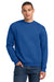 Jerzees 4662M/4662MR Mens Super Sweats NuBlend Pill Resistant Fleece Crewneck Sweatshirt Royal Blue Model Front