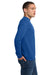 Jerzees 4662M/4662MR Mens Super Sweats NuBlend Pill Resistant Fleece Crewneck Sweatshirt Royal Blue Model Side