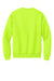 Jerzees 4662M/4662MR Mens Super Sweats NuBlend Pill Resistant Fleece Crewneck Sweatshirt Safety Green Flat Back