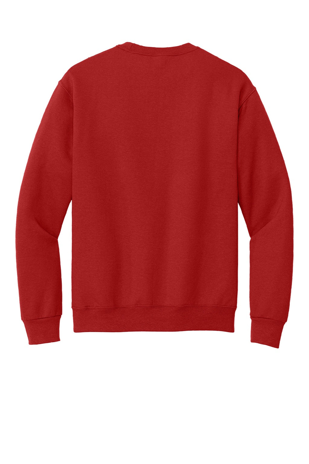 Jerzees 4662M/4662MR Mens Super Sweats NuBlend Pill Resistant Fleece Crewneck Sweatshirt True Red Flat Back