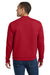 Jerzees 4662M/4662MR Mens Super Sweats NuBlend Pill Resistant Fleece Crewneck Sweatshirt True Red Model Back