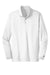 Nike 466364/604940 Mens Stretch Tech Dri-Fit Moisture Wicking Long Sleeve Polo Shirt White Flat Front