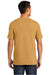 Port & Company PC099 Mens Beach Wash Short Sleeve Crewneck T-Shirt Dijon Yellow Model Back