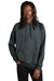 AllMade AL5000 Mens CVC Fleece Hooded Sweatshirt Hoodie w/ Pouch Pocket Heather Terrain Grey Model Front