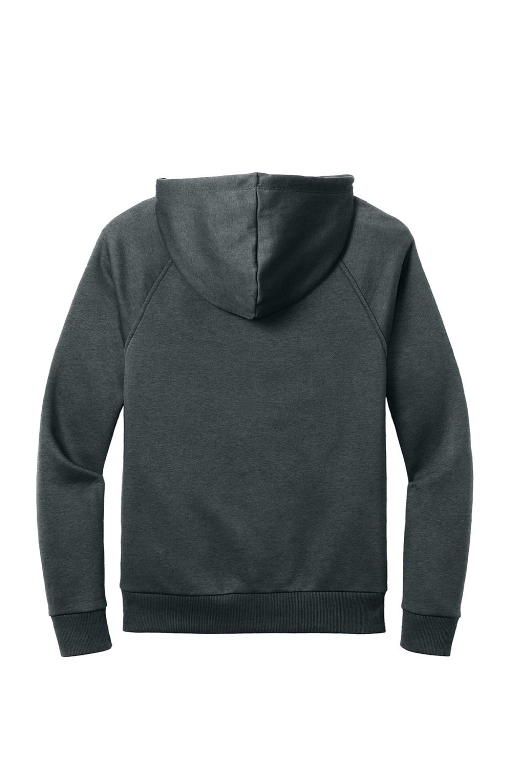 AllMade AL5000 Mens CVC Fleece Hooded Sweatshirt Hoodie w/ Pouch Pocket Heather Terrain Grey Flat Back