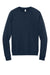 AllMade AL5004 Mens CVC Fleece Crewneck Sweatshirt Rebel Blue Flat Front