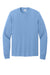 Port & Company PC54LS Mens Core Long Sleeve Crewneck T-Shirt Carolina Blue Flat Front