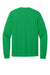 Port & Company PC54LS Mens Core Long Sleeve Crewneck T-Shirt Clover Green Flat Back