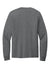 Port & Company PC54LS Mens Core Long Sleeve Crewneck T-Shirt Heather Graphite Grey Flat Back