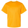 Badger Youth B-Core Moisture Wicking Short Sleeve Crewneck T-Shirt - Gold - NEW