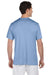 Hanes 4820 Mens Cool DRI Moisture Wicking Short Sleeve Crewneck T-Shirt Light Blue Model Back