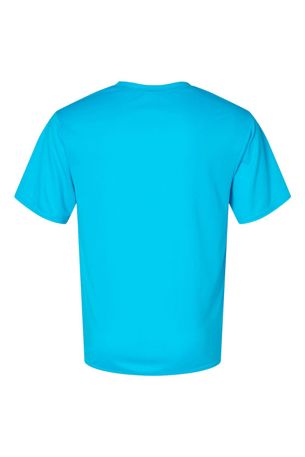 C2 Sport 5100 Mens Performance Moisture Wicking Short Sleeve Crewneck T-Shirt Electric Blue Flat Back