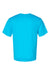 C2 Sport 5100 Mens Performance Moisture Wicking Short Sleeve Crewneck T-Shirt Electric Blue Flat Back