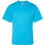 C2 Sport Youth Performance Moisture Wicking Short Sleeve Crewneck T-Shirt - Electric Blue - NEW