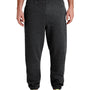 Jerzees Mens Super Sweats NuBlend Pill Resistant Fleece Sweatpants w/ Pockets - Heather Black